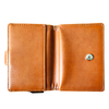 OEM Customized Logo New Design RFID Blocking PU Leather Card Holder Wallet Pocket Size For Men Or Women