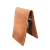 Leather Slim Minimalist Wallet with RFID Blocking Credit Card Holder Card Wallet