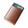 Custom Anti RFID Blocking Carteras Mens Leather Credit Card Holder Wallet