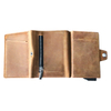 Best Seller Genuine Leather Slim Anti-theft Brush Multifunctional Wallet with Card Holder