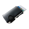 Custom Double Layer Credit Card Holder RFID Blocking Slim Wallet PU Leather Vintage Aluminum RFID Card Holder