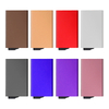 Anti-Theft Slim Colorful Pop Up RFID Blcoking Metal Credit Card Holder For Men And Women