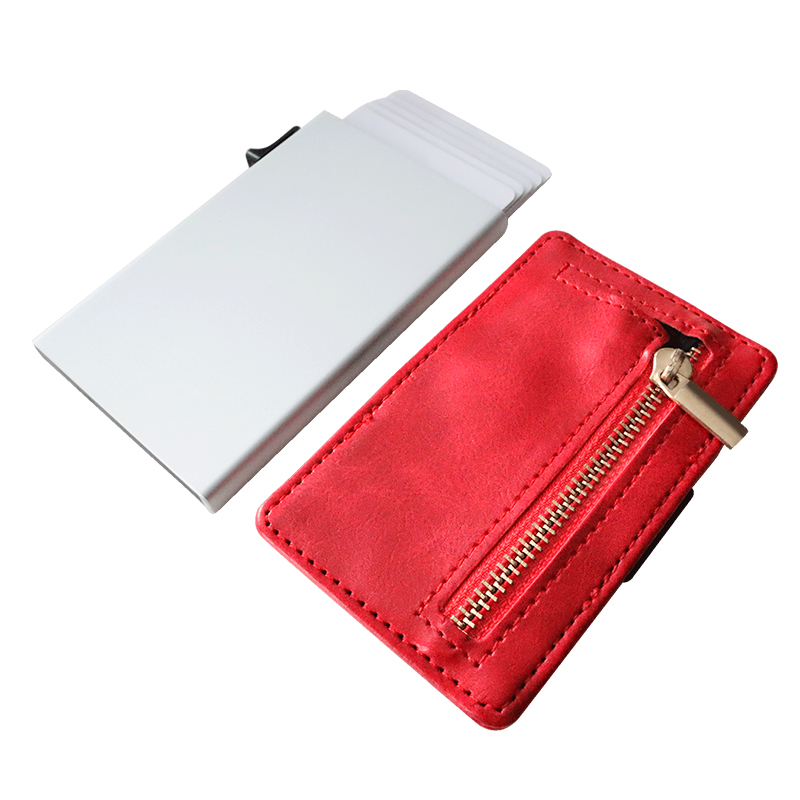 OEM Customized New Design RFID Blocking PU Leather Wallet with Card Holder For Men Or Women